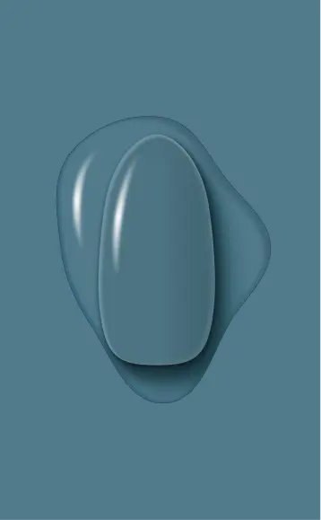 Blue No. 2 nail swatch